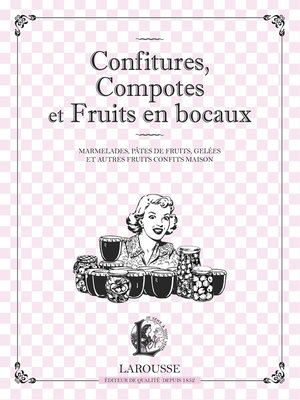 cover image of Confitures, compotes & fruits en bocaux